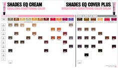 Redken Shades Eq Color Chart, Level 6 Hair Color