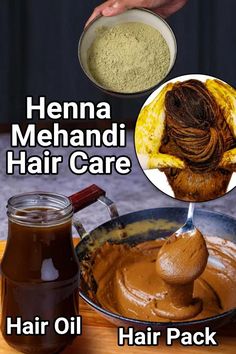 Mehndi Hair, Body Scrub Homemade Recipes, Hair Oil Recipe, Mehndi Hairstyles, Homemade Hair Treatments, Hair Care Remedies, Hair Care Recipes, Silky Smooth Hair, Hair Growing Tips