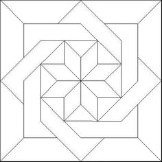 a black and white image of a square with squares in the shape of rectangles