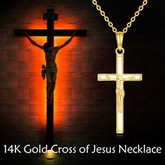 Embrace timeless elegance with our 14K Gold Cross Pendant Necklace, meticulously crafted for women seeking a sophisticated, stonefree design in lustrous gold. This exquisite Cross Pendant Necklace, made from premium 14K gold, is the epitome of understated luxury. Perfect for women who value simplicity and grace, its minimalist design offers a versatile piece that can be worn daily or reserved for special occasions. Effortlessly elevate any outfit with this classic, stonefree accessory that promi Understated Luxury, Gold Cross Pendant, Gold Cross, Cross Pendant Necklace, Cross Pendant, Minimalist Design, Timeless Elegance, Pendant Necklace, For Women