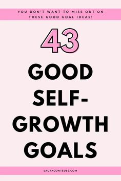 We should be continuously striving for personal development. Personal development means trying to be a better version of ourselves by achieving more, living a better life, being more mindful, focusing on self-love, and improving the quality of our lives.In this post, I’m going to present you with 43 goals for personal growth that you can set to become a better version of yourself and turn your life around. Better Version Of Yourself, Turn Your Life Around, Self Improvement Quotes, Books For Self Improvement, Better Version, Daily Habits