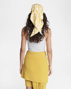 Better than a ball cap. This brimmed silk bandana is an elevated, practical take on a classic summer accessory. rag & bone Women's Viscose and Leather Blend Hat | Yellow Floral Silk Bandana, Leather Cleaning, Summer Accessories, Ball Cap, Yellow Floral, Head Scarf, Rag & Bone, Women's Accessories, Accessories Hats