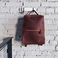 HandMade LEATHER BACKPACK / Citi Backpack / Handcrafted Men's Backpacks, Handmade Leather Backpack, City Backpack, Leather Rucksack, Brown Leather Bag, Canvas Backpack, Handcrafted Leather, Men's Backpack, Handmade Leather