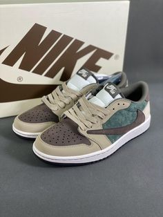 Custom Air Jordan 1 Low x Travis Scott Custom Air Jordan 1, Air Force One Shoes, Nike Fashion Shoes, Classy Outfits Men, Pretty Shoes Sneakers, All Nike Shoes, Cute Nike Shoes, Hype Shoes, Cute Nikes