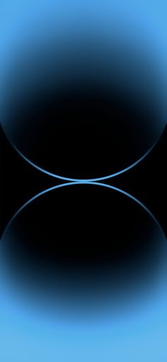 an abstract black and blue background with curved lines