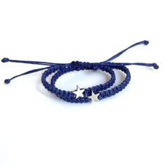 "These lovely star bracelets are perfect for any occasion. Choose from the options the Mommy and Me bracelet set, the adult's bracelet or the kid's bracelet. The kid's bracelet closes to 4.5\" and the adult's bracelet closes to 6\". Both bracelets are adjustable." Star Bracelets, Dad Bracelet, Family Bracelets, Star Blue, Kids Bracelets, Star Bracelet, Matching Bracelets, Braided Bracelets, Blue Bracelet