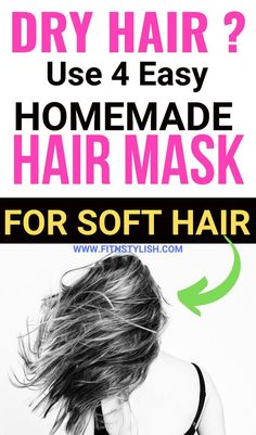 Home Remedy For Damaged Hair, Hair Products For Frizzy Hair, Frizzy Hair Products, Products For Frizzy Hair, Tame Frizzy Hair, Coconut Oil Hair Mask Diy