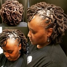 Image may contain: 1 person, closeup Locs Hairstyles, Loc Styles, Locs, Dreadlocks, Twist, Hairstyles, Hair Styles