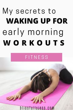 Here are 3 tips to help you transition to early morning workouts. Working out early in the morning could potentially change your life & help you get more done in your busy day increasing productivity & provide support in maintaining a balanced lifestyle! / fitness motivation / fitness tips / early morning workouts / how to transition to early morning workouts / lifestyle / healthy lifestyle / balanced lifestyle // blissfullyjess.com Evening Workout, Morning Workouts, Early Morning Workouts, Healthy Exercise, Here's The Thing, Life Help, Early In The Morning