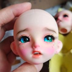 11" Doll Mystical Blue Eyes Head Wig Jointed Body BJD Toys Matte Face Makeup DIY Wig Head, Bjd Doll, Diy Makeup, Blythe Dolls, Blue Eyes, Art Dolls, Face Makeup, 1 Piece, Wigs