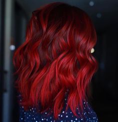 Red Color Melt Hair, Vivid Red Hair, Cherry Red Hair Color, Brunette Light, Red Hair Color Shades, Hair Extensions Tutorial, Cherry Hair Colors, Cherry Red Hair