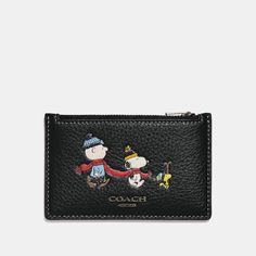 COACH® | Coach X Peanuts Zip Card Case With Snoopy Motif Snoopy Items, Snoopy Gifts, The Peanuts, Cute Wallets, Coach Outlet, Pretty Bags, Our Legacy, Cute Little Things, Mode Inspo