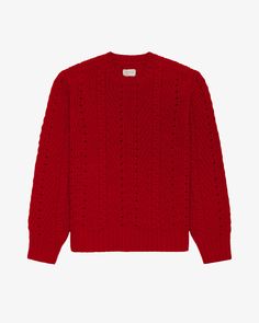 Cable Knit Crewneck Sweater – Aimé Leon Dore Red Crewneck, Aime Leon Dore, Cable Stitch, Knit Crewneck, Crewneck Sweater, Crew Neck Sweater, Cable Knit, Ups, Cable