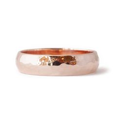 Details This 14K rose gold wedding ring delivers everything that is timeless and classic about a simple hammered gold band. Our ethical sourcing and human-to-human communication ensure this symbol of your love is made with love every step of the way! Classic Hammered Rose Gold Jewelry, Hammered Rose Gold Round Band Jewelry, Hammered Rose Gold Stackable Rings For Wedding, Wedding Stackable Hammered Rose Gold Rings, Rose Gold Hammered Round Band Jewelry, Wedding Hammered Rose Gold Stackable Rings, Classic Hammered Rings For Formal Occasions, Rose Gold Hammered Wedding Rings, Anniversary Rose Gold Hammered Stackable Rings