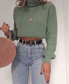 Adrette Outfits, Outfits Fo, Winter Fashion Outfits Casual, Cute Fall Outfits, Fashion Weeks, Waist Jeans, Trend Fashion, Outfits Casual, Winter Fashion Outfits