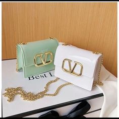 Patent Square Mini Cross Body , Shoulder Bag Trendy White Shoulder Bag For Shopping, Trendy White Shoulder Bag, Chic White Crossbody Bag, White Bags With Gold-tone Hardware For Fashion, White Square Shoulder Bag With Gold-tone Hardware, Gucci Sling, Lv Pochette Metis, Louis Vuitton Favorite, Tory Burch Crossbody