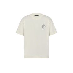 LOUIS VUITTON® - Signature Short-sleeved T-shirt - White Lv Shirt, Louis Vuitton T Shirt, Louis Vuitton Gifts, Louis Vuitton Official Website, Mens Casual Dress Outfits, Airport Fashion, Louis Vuitton Official, Mens Casual Dress, Mens Designer Fashion