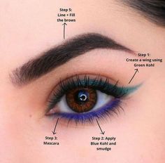 Fierce Eye Makeup, Apply Kajal, Eye Makeup Guide, Hooded Eye Makeup Tutorial, Soft Eye Makeup, Eye Makeup Looks