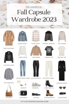 Fall Wardrobe Essentials 2023, Fall 2023 Wardrobe Essentials, Capsule Wardrobe Shoes 2023, Womens Autumn Outfits 2023, 2023 Fall Wardrobe, Casual Autumn Outfits 2023 Women, Timeless Capsule Wardrobe 2023, Fall Time Capsule Wardrobe 2023, Women’s Capsule Wardrobe 2023