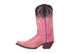 Pink Leather Boots With Snip Toe, Pink Leather Snip Toe Boots, Dan Post, Idea Board, Western Cowgirls, Western Cowgirl, Boots Leather, Crazy Shoes, Cowgirl Boots