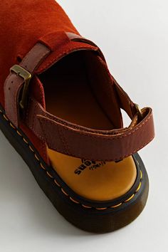 Dr. Martens Jorge II Clog | Urban Outfitters Dr Marten Jorge Outfit, Dr Marten Clog Outfit, Dr Martens Sandals, Art Teacher Outfits, Flat Heel Boots, Shoe Wishlist, Queer Fashion, Shoe Company, Shoe Inspiration