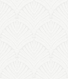 a white wallpaper pattern with leaves on the top and bottom corner, in shades of gray