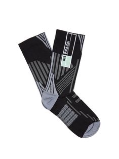 Click here to buy Prada Striped-geometric jacquard socks at MATCHESFASHION.COM Stylish Socks, New Fashion Trends, Designer Socks, Fashion Socks, Sport Fashion, Abstract Pattern