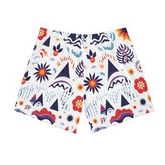 Show off your Colorado pride with our Men's Colorado Love Swim Beach Shorts. Made from a blend of 95% polyester and 5% spandex, these shorts offer a lightweight feel and a stretchy fit, perfect for beach activities or a relaxing poolside day. The Colorado-themed design, adorned with iconic Colorado symbols, adds a unique touch of regional love. An elastic waistband with an inner drawstring ensures a secure, custom fit, while the inner mesh brief liner provides added support. These shorts also fe Colorado Symbols, Puffer Jacket Men, Rave Gear, Beach Activities, Crop Top Tees, Neck Gaiters, Swimsuit Dress, Swimsuit Shops, Tropical Vibes