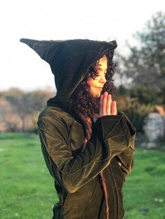 Long Pixie Leaf Hood Jacket, Warm Winter Coat, Fairy Jacket, Festival Jacket, Elven Jacket, Bohemian Jacket, Elf Coat, Hoodie, Gypsy Coat - Etsy Fairy Jacket, Hippie Goth, Bohemian Jackets, Soft Gift, Festival Jacket, Hood Jacket, Long Pixie, Mori Girl, My Favorite Part