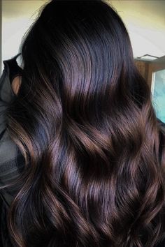 Bombshell Balayage, Balayage Hair Color Ideas, Rambut Brunette, Balayage Hair Color, Color Balayage, Long Hair Color