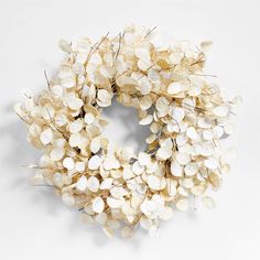 Lunaria Wreath, White Wreaths, Silver Dollar Plant, Cream Wreath, Natural Fall Decor, Grass Wreath, Olive Wreath, Valentines Wreath, Black Wreath