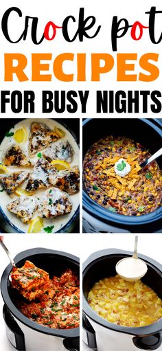 the best crock pot recipes for busy nights