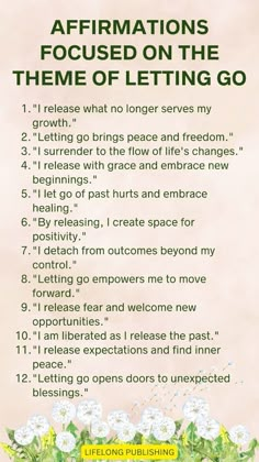 What To Let Go Of, Letting Go Exercises, Release And Let Go Affirmations, Let Go Affirmations, Letting Go Affirmations, Letting Go Challenge, Things To Let Go Of, Letting Go Ritual, Things To Release