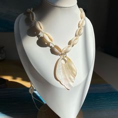 Ask About This Piece In My Live Show Clam Shell Necklace, Luxury Shell-shaped Necklaces For Beach, Mermaid Shell Necklace, Unique Shell-shaped Shell Necklaces, Mermaid Goddess, Shells Necklace, Mermaidia Necklace, Bohemian Gold Shell-shaped Necklace, Mermaid Accessories