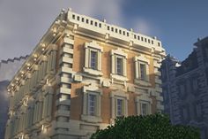 Minacraft aesthetic classical architecture Minecraft Palace, Minecraft Modern City, Minecraft City Buildings, Minecraft Mansion, Minecraft House Plans, Minecraft Modern