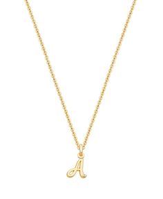 Elegant and refined, this initial pendant features genuine diamonds. This extendable necklace chain offers 2 length options for perfect sizing, allowing room for growth. Initial Pendant, Big Kid, Necklace Chain, Big Kids, Chains Necklace, Gold Diamond, Initials, Diamonds