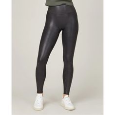 Nwt, Size: Xs, Color: Black, Flawed, Faux Leather Effect Leggings, Contoured Power Waistband, High Waist, Lined, Body: 87% Nylon/13% Elastane With Polyurethane Coating, Lining: 80% Polyester/20% Elastane, The Leather Effect Coating Has Rubbed Off On Areas Front & Back; As Pictured-Selling As Is -Smoke Free Home -No Trades/Holds -I Video Record Entire Packing Process -Due To Lighting Color May Vary Slightly From Photos Sleek Black Polyurethane Bottoms, High Waist Black Polyurethane Leggings, Black High Stretch Full Length Leather Pants, Sleek High Stretch Black Leather Pants, Black High Waist Polyurethane Bottoms, High Waist Black Polyurethane Leather Pants, Black High-waisted Polyurethane Leather Pants, High Waist High Stretch Leather Pants For Fall, High-waisted Black Leather Pants