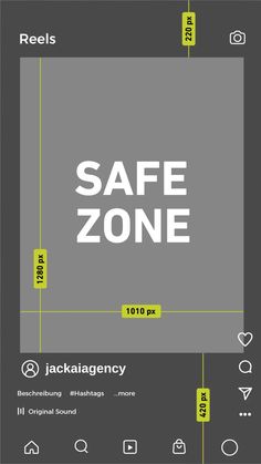 an info sheet with the words safe zone on it