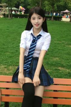 Channel the classic schoolgirl charm with a modern twist in this preppy ensemble. Featuring a crisp white blouse, a plaid skirt, and a striped tie, this outfit is a playful yet sophisticated nod to academic style. It's perfect for those who love to mix a bit of nostalgia with contemporary fashion sensibilities.#PreppyStyle #SchoolgirlChic #PlaidSkirt #AcademicAesthetic #FashionSchool #ModernPrep #ClassroomCool #TrendyUniform #StyleScholar #CampusLook Academic Style, Academic Aesthetic, Striped Tie