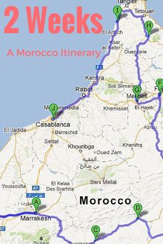 two weeks in morocco itinerary