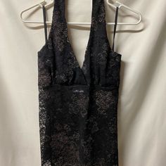 Flower Decor, Lace, Semi- See-Through, Black. With Stretch. Floral, Subtle Top Halter Is Not See-Through. Weathervane; Nwt - Never Worn Measurements: 15”W X 27”L (See Photos) 17”W At Bottom Perfect For Summer Festivals, Sexy Date, Harley Riding, Biker Attire. Fitted Lace Halter Neck Top, Fitted Halter Neck Lace Top, Black Halter Top, Summer Festivals, Top Halter, Black Halter, Flower Decor, Top Top, Summer Festival