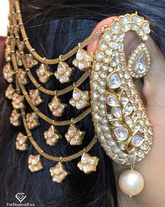 Ear Jewellery, Wedding Jewellery Designs, Sunday Feels, Bridal Jewellery Inspiration, Bridal Jewellery Design