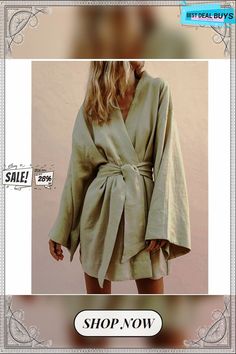 Women's Casual Dress Winter Dress Linen Dress Mini Dress White Green Long Sleeve Pure Color with Belt Winter Fall Spring V Neck Fashion Daily Vacation Fall Dress S M L Xl 2xl Casual Dress Winter, Mini Dress White, Dresses Casual Winter, Dress Winter, Dress Linen, Fall Dress, Winter Dress, Green Long Sleeve, Color Pick