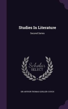 the cover of studies in literature