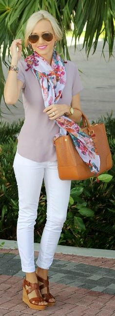 Love everything about this Blouse With Pants, Ray Ban Aviator, Mode Casual, Outfit Trends, Nike Roshe, Stitch Fix Style, Casual Summer Outfits, Looks Style