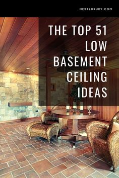 the top 51 low basement ceilinging ideas