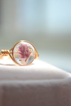 Pink Real Flower Wire Wrapped Ring, Cute Pressed Flower Resin Ring, Botanical Jewelry, 14K Gold Filled Jewelry, Resin Gift Finding - Etsy Taiwan Adjustable Flower Crystal Ring, Gold Flower Ring Nature-inspired, Gold Flower-shaped Nature-inspired Rings, Nature-inspired Gold Flower Ring, Gold Nature-inspired Flower Ring, Adjustable Gold Flower Ring Nature-inspired, Adjustable Gold Flower Ring, Nature-inspired, Adjustable Jewelry With Natural Inclusions For Wedding, Nature-inspired Gold Flower Ring With Birth Flower