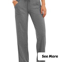 [SponsoredPost] Arrives By Mon, Dec 70 Buy Athletic Works Women's Dri-More Core Relaxed Fit Yoga Pants At Walmart.Com #greyyogapantsoutfitwinter Women Sweatpants Outfits, Straight Leg Yoga Pants, Outfits Sweatpants, Leg Yoga, Pants Woman, Sweatpants Outfit