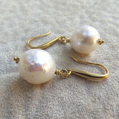 Gold Pearl Drop Earrings Wedding Baroque Pearls Kasumi White Classic Handmade Pearl Earrings, Handmade Classic Pearl Earrings, Classic Handmade Pear-shaped Pearl Earrings, Handmade Classic Pear-shaped Pearl Earrings, Classic Baroque Jewelry With Pearl Drop, Classic Baroque Pearl Drop Jewelry, Classic Round Baroque Pearl Earrings, Handmade Pear-shaped Elegant Pearl Earrings, Elegant Handmade Pear-shaped Pearl Earrings