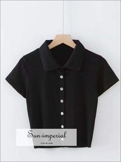 Material:COTTON Decoration:None Item Type:Tops Fabric Type:Knitted Style:Casual Tops Type:Tees Pattern Type:Solid Sleeve Length(cm):Short Sleeve Style:REGULAR Gender:Women Collar:Turn-down Collar Clothing Length:Short Size Table S : Shoulder 32cm(12.6") Bust 68-84cm(26.8"-33.1") Length 41cm(16.1") Sleeve 13cm(5.1") M : Shoulder 33cm(13") Bust 72-88cm(28.3"-34.6") Length 42cm(16.5") Sleeve 14cm(5.5") The size be measured by ourselves, error 1-3cm Sizing advice :Most items run small ( discluding s Alt Dress, Imperial Fashion, Blue Button Up Shirt, Womens Black Shorts, Light Blue Shorts, Tees Pattern, Short Sleeve Cardigan, Yellow Shorts, Collars For Women